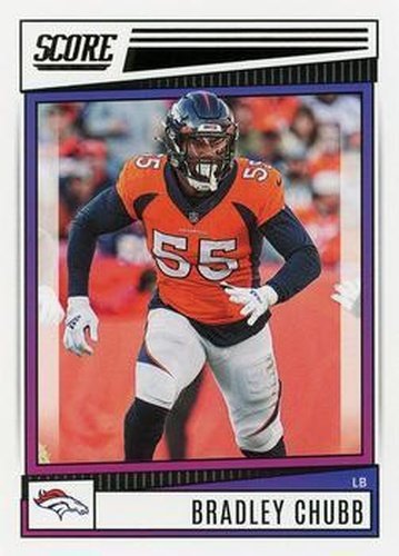 #81 Bradley Chubb - Denver Broncos - 2022 Score Football