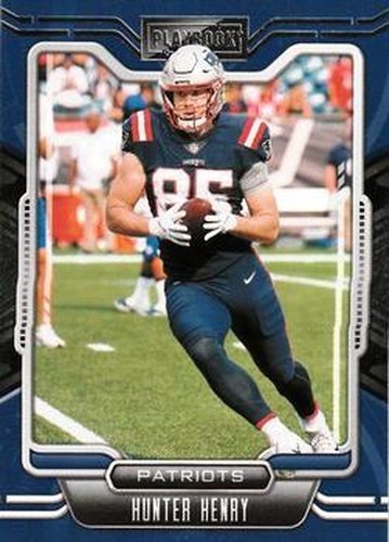 #81 Hunter Henry - New England Patriots - 2021 Panini Playbook Football