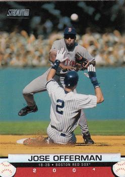 #81 Jose Offerman - Boston Red Sox - 2001 Stadium Club Baseball