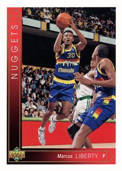 #81 Marcus Liberty - Denver Nuggets - 1993-94 Upper Deck Basketball