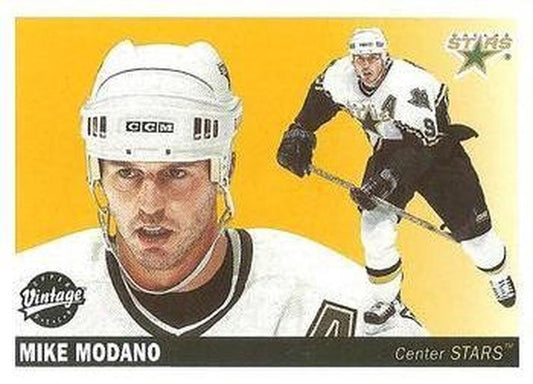 #81 Mike Modano - Dallas Stars - 2002-03 Upper Deck Vintage Hockey