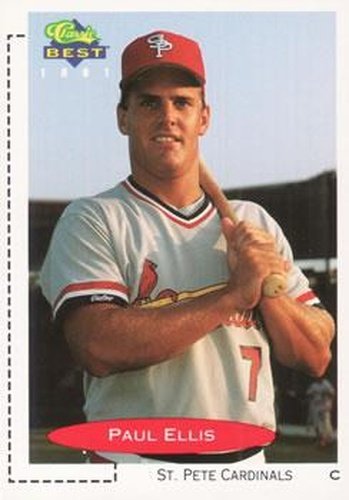 #81 Paul Ellis - St. Petersburg Cardinals - 1991 Classic Best Baseball
