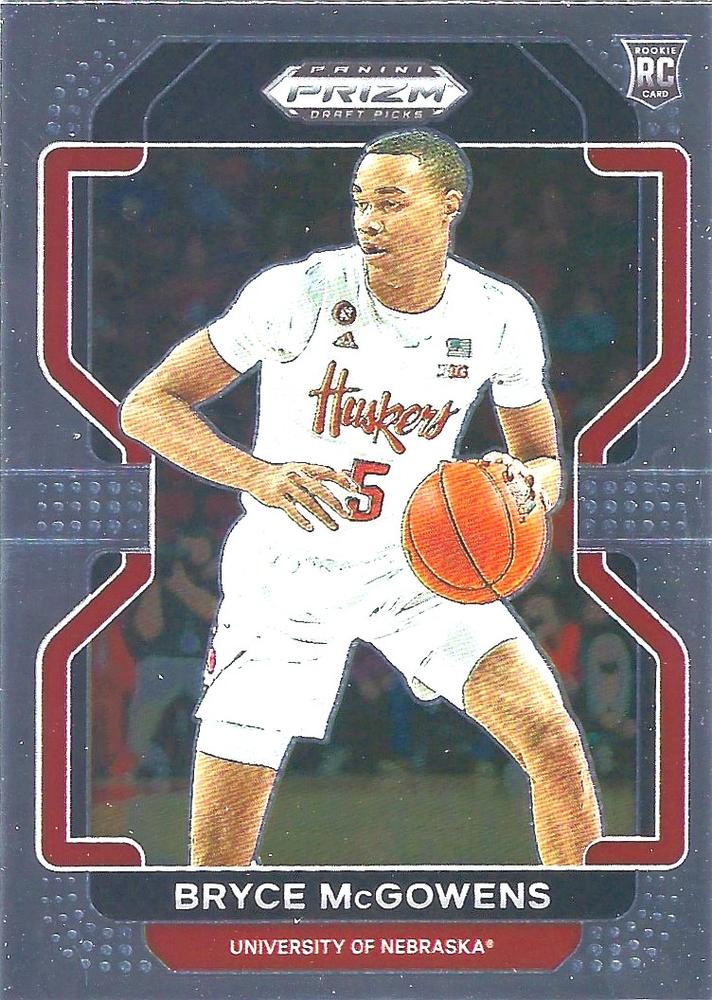 #81 Bryce McGowens - Nebraska Cornhuskers - 2022 Panini Prizm Draft Picks Basketball