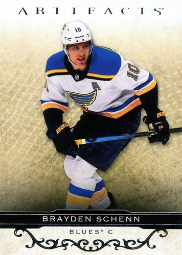 #81 Brayden Schenn - St. Louis Blues - 2021-22 Upper Deck Artifacts Hockey