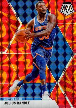 #81 Julius Randle - New York Knicks - 2019-20 Panini Mosaic - Reactive Orange Basketball