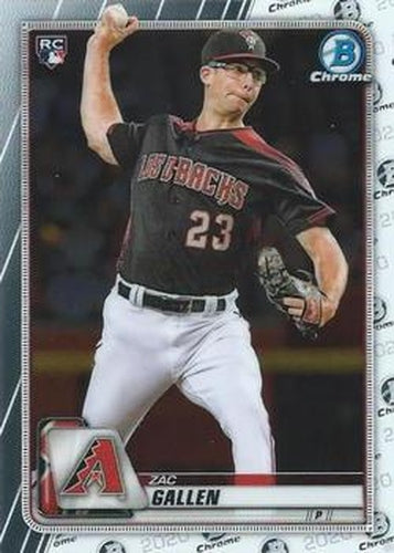 #81 Zac Gallen - Arizona Diamondbacks - 2020 Bowman Chrome Baseball