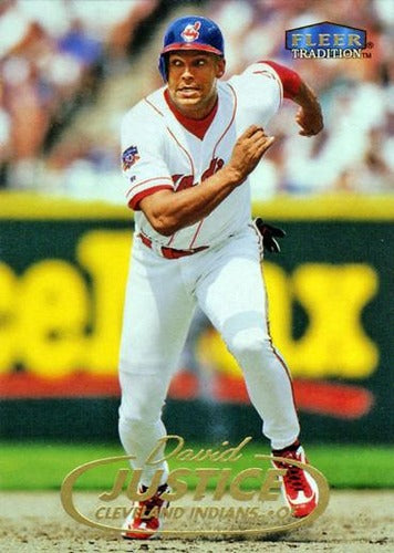 #81 David Justice - Cleveland Indians - 1998 Fleer Tradition Baseball