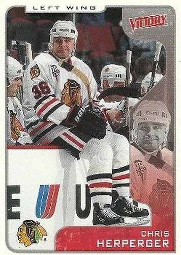 #81 Chris Herperger - Chicago Blackhawks - 2001-02 Upper Deck Victory Hockey