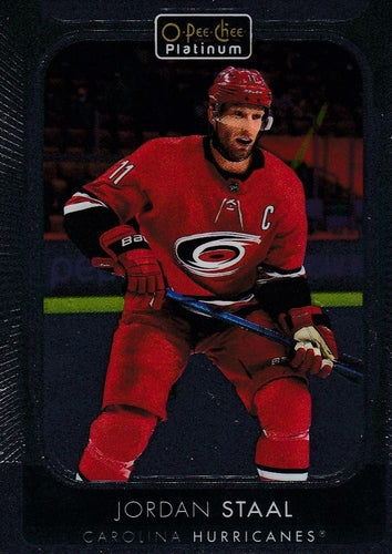 #81 Jordan Staal - Carolina Hurricanes - 2021-22 O-Pee-Chee Platinum Hockey