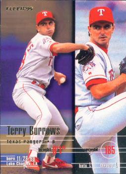 #U-81 Terry Burrows - Texas Rangers - 1995 Fleer Update Baseball
