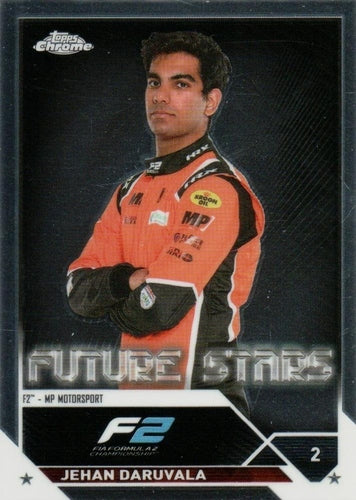 #81 Jehan Daruvala - MP Motorsport F2 - 2023 Topps Chrome Formula 1 Racing