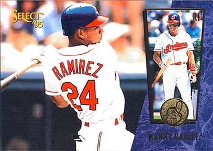 #81 Manny Ramirez - Cleveland Indians - 1995 Select Baseball