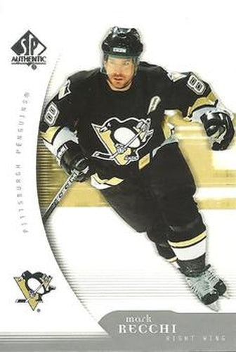 #81 Mark Recchi - Pittsburgh Penguins - 2005-06 SP Authentic Hockey