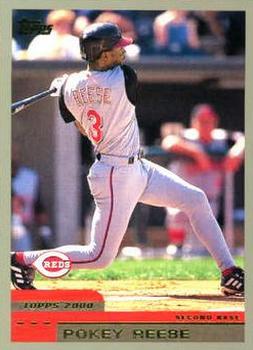 #81 Pokey Reese - Cincinnati Reds - 2000 Topps Baseball