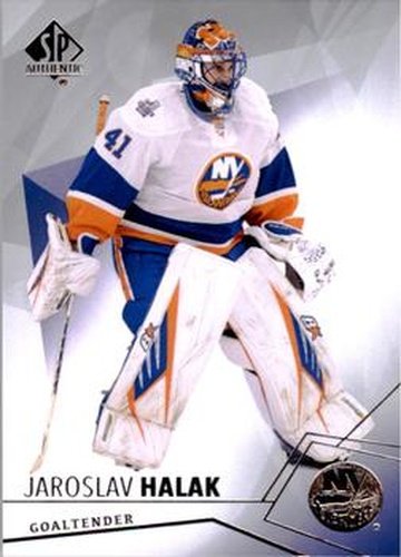 #81 Jaroslav Halak - New York Islanders - 2015-16 SP Authentic Hockey