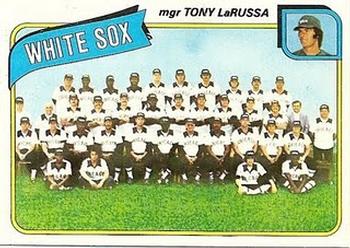 #112 Chicago White Sox / Tony LaRussa - Chicago White Sox - 1980 Topps Baseball