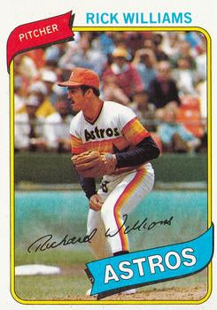 #69 Rick Williams - Houston Astros - 1980 Topps Baseball