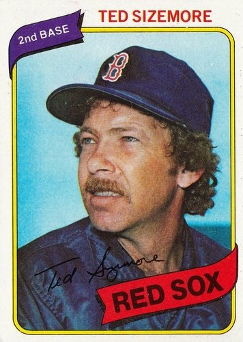 #81 Ted Sizemore - Boston Red Sox - 1980 Topps Baseball