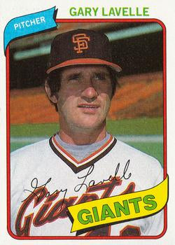 #84 Gary Lavelle - San Francisco Giants - 1980 Topps Baseball