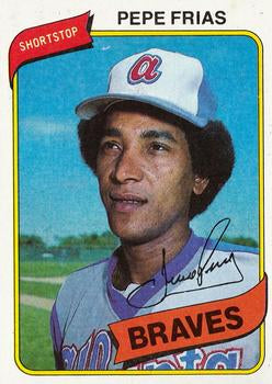 #87 Pepe Frias - Atlanta Braves - 1980 Topps Baseball