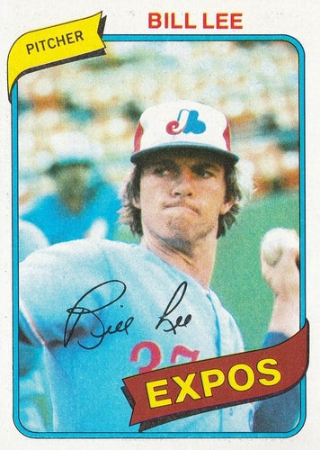 #97 Bill Lee - Montreal Expos - 1980 Topps Baseball