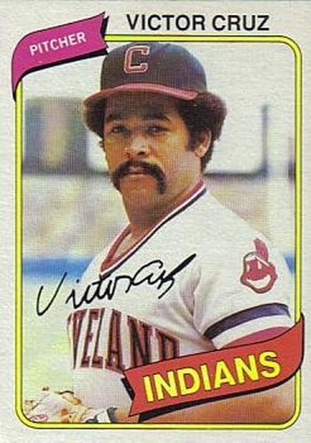 #99 Victor Cruz - Cleveland Indians - 1980 Topps Baseball