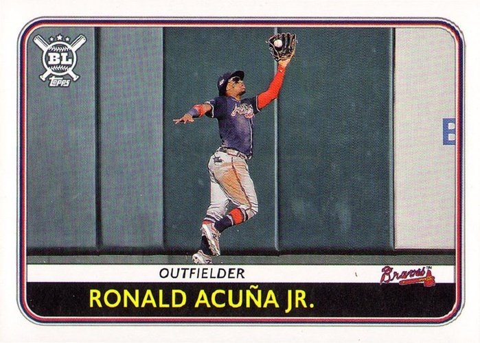 #82 Ronald Acuña Jr. - Atlanta Braves - 2020 Topps Big League Baseball