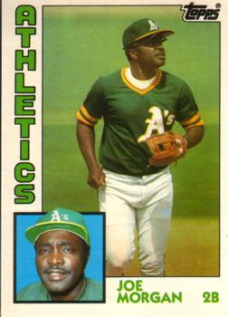 #82T Joe Morgan - Oakland Athletics - 1984 Topps Traded Baseball