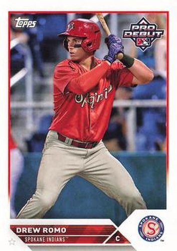 #PD-82 Drew Romo - Spokane Indians - 2023 Topps Pro Debut Baseball