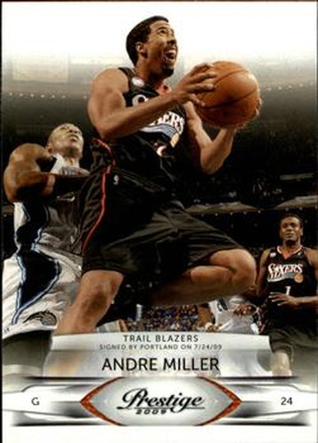 #82 Andre Miller - Portland Trail Blazers - 2009-10 Panini Prestige Basketball