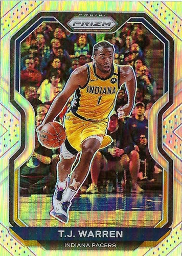 #82 T.J. Warren - Indiana Pacers - 2020-21 Panini Prizm - Silver Prizms Basketball