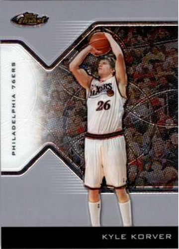 #82 Kyle Korver - Philadelphia 76ers - 2004-05 Finest Basketball