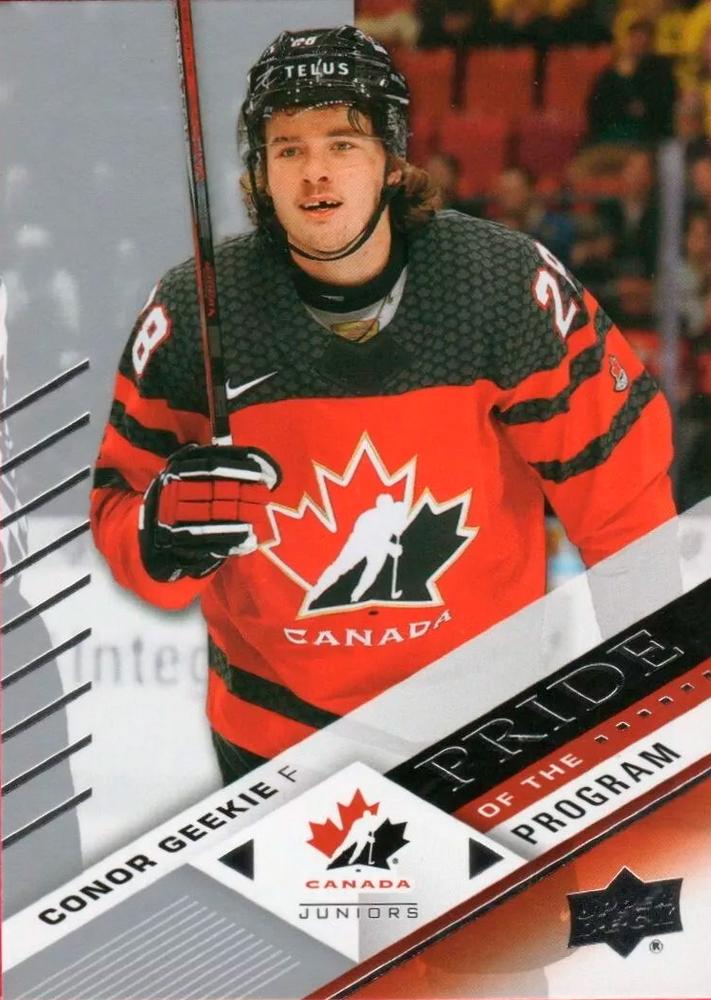 #82 Conor Geekie - Canada - 2024 Upper Deck Team Canada Juniors Hockey