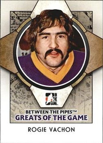 #82 Rogie Vachon - Los Angeles Kings - 2008-09 In The Game Between The Pipes Hockey