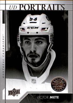 #P-82 Victor Mete - Montreal Canadiens - 2017-18 Upper Deck - UD Portraits Hockey