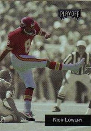 #82 Nick Lowery - Kansas City Chiefs - 1993 Playoff Football