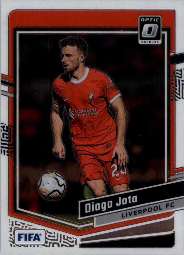 #82 Diogo Jota - Liverpool - 2023-24 Donruss - Optic Soccer