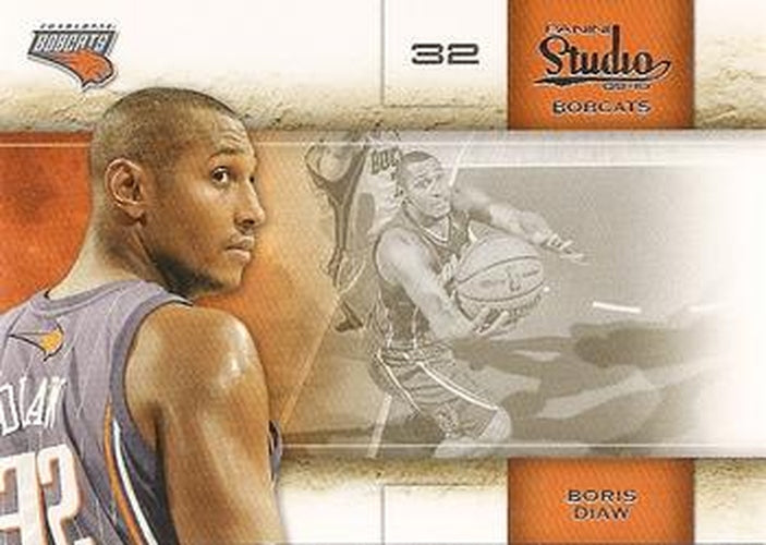 #82 Boris Diaw - Charlotte Bobcats - 2009-10 Panini Studio Basketball