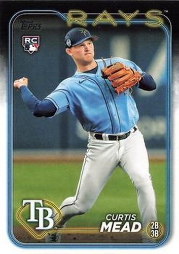 #82 Curtis Mead - Tampa Bay Rays - 2024 Topps Baseball