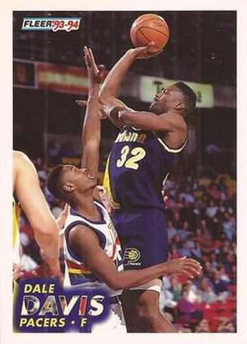 #82 Dale Davis - Indiana Pacers - 1993-94 Fleer Basketball