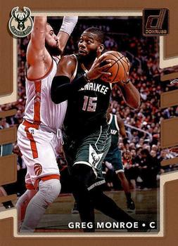 #82 Greg Monroe - Milwaukee Bucks - 2017-18 Donruss Basketball