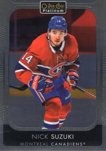 #82 Nick Suzuki - Montreal Canadiens - 2021-22 O-Pee-Chee Platinum Hockey