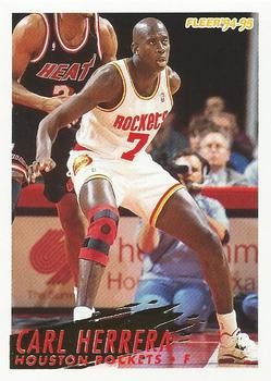#82 Carl Herrera - Houston Rockets - 1994-95 Fleer Basketball