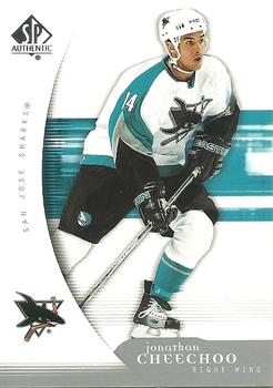 #82 Jonathan Cheechoo - San Jose Sharks - 2005-06 SP Authentic Hockey