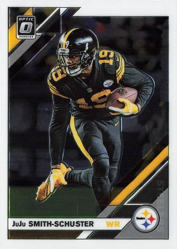 #82 JuJu Smith-Schuster - Pittsburgh Steelers - 2019 Donruss Optic Football