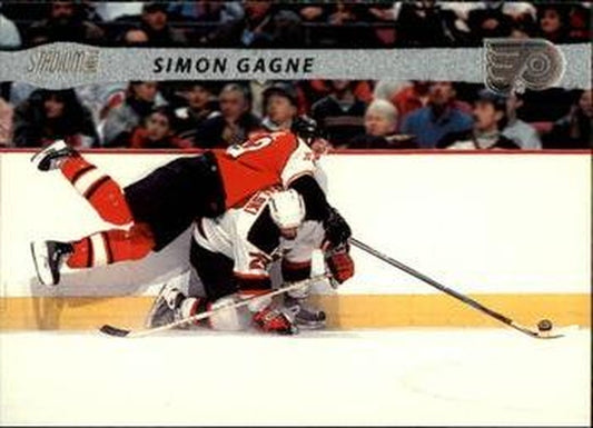 #82 Simon Gagne - Philadelphia Flyers - 2001-02 Stadium Club Hockey
