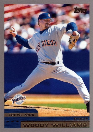 #82 Woody Williams - San Diego Padres - 2000 Topps Baseball