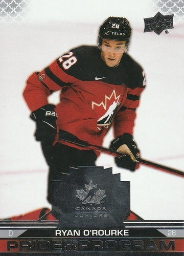 #82 Ryan O'Rourke - Canada - 2022-23 Upper Deck Team Canada Juniors Hockey