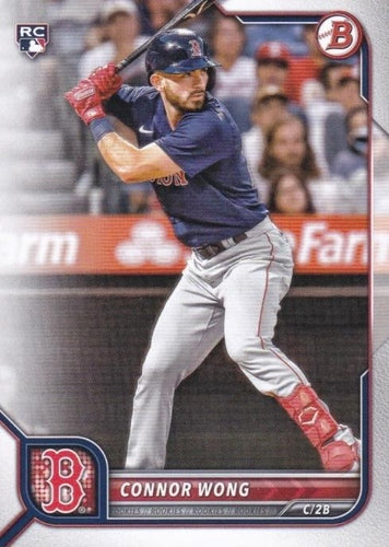 #82 Connor Wong - Boston Red Sox - 2022 Bowman Baseball