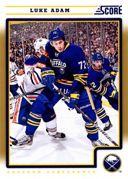 #82 Luke Adam - Buffalo Sabres - 2012-13 Score - Gold Rush Hockey